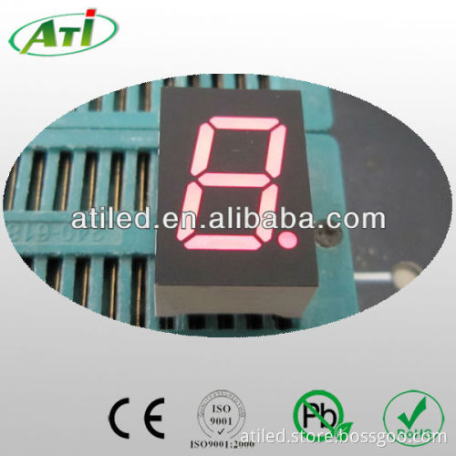 0.32 inch 7 segment led display single digit red color